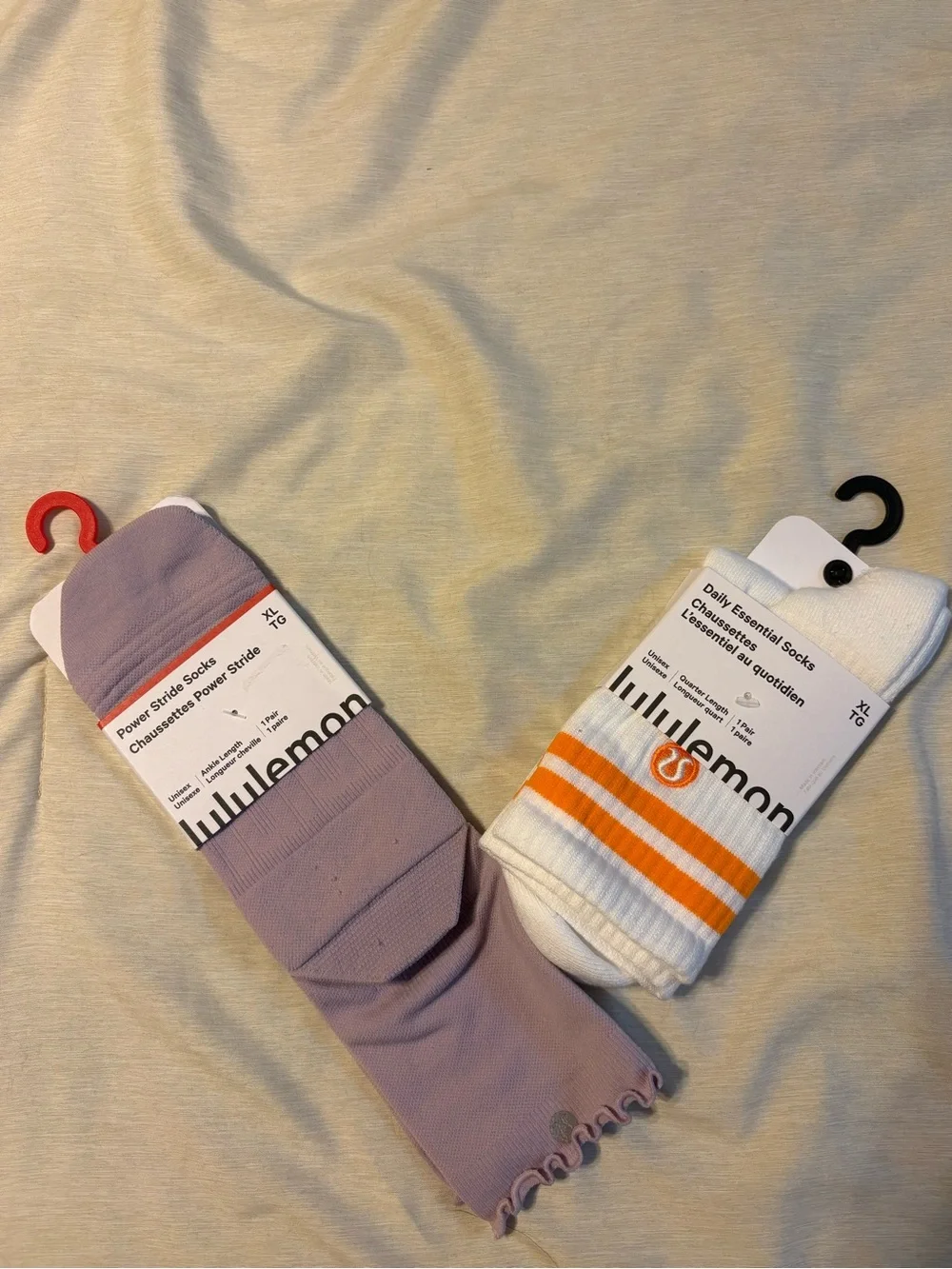 Lulu lemon socks XL
